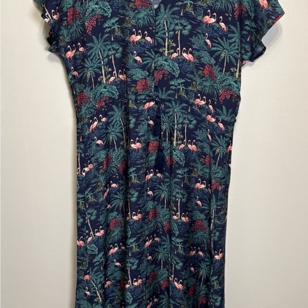 Vineyard Vines Kaftan
Flamingo Dress Navy Women's
Sz SMALL‎ Tropical
Resortwear